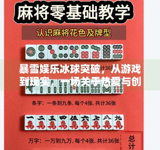 暴雪娱乐冰球突破，从游戏到现实，一场关于热爱与创新的跨界狂想,暴雪娱乐冰球突破